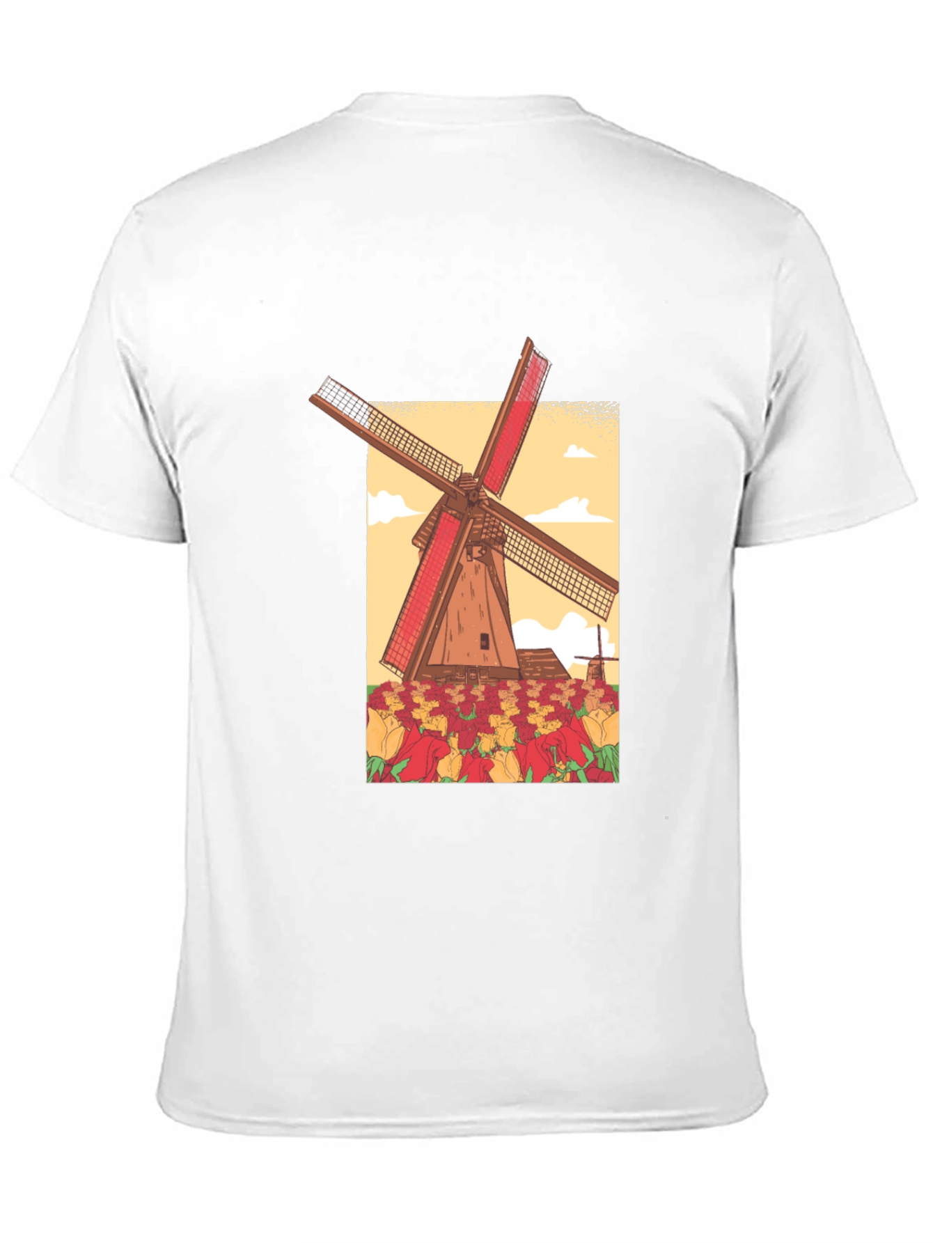 Dutch Windmill Graphic T-Shirt