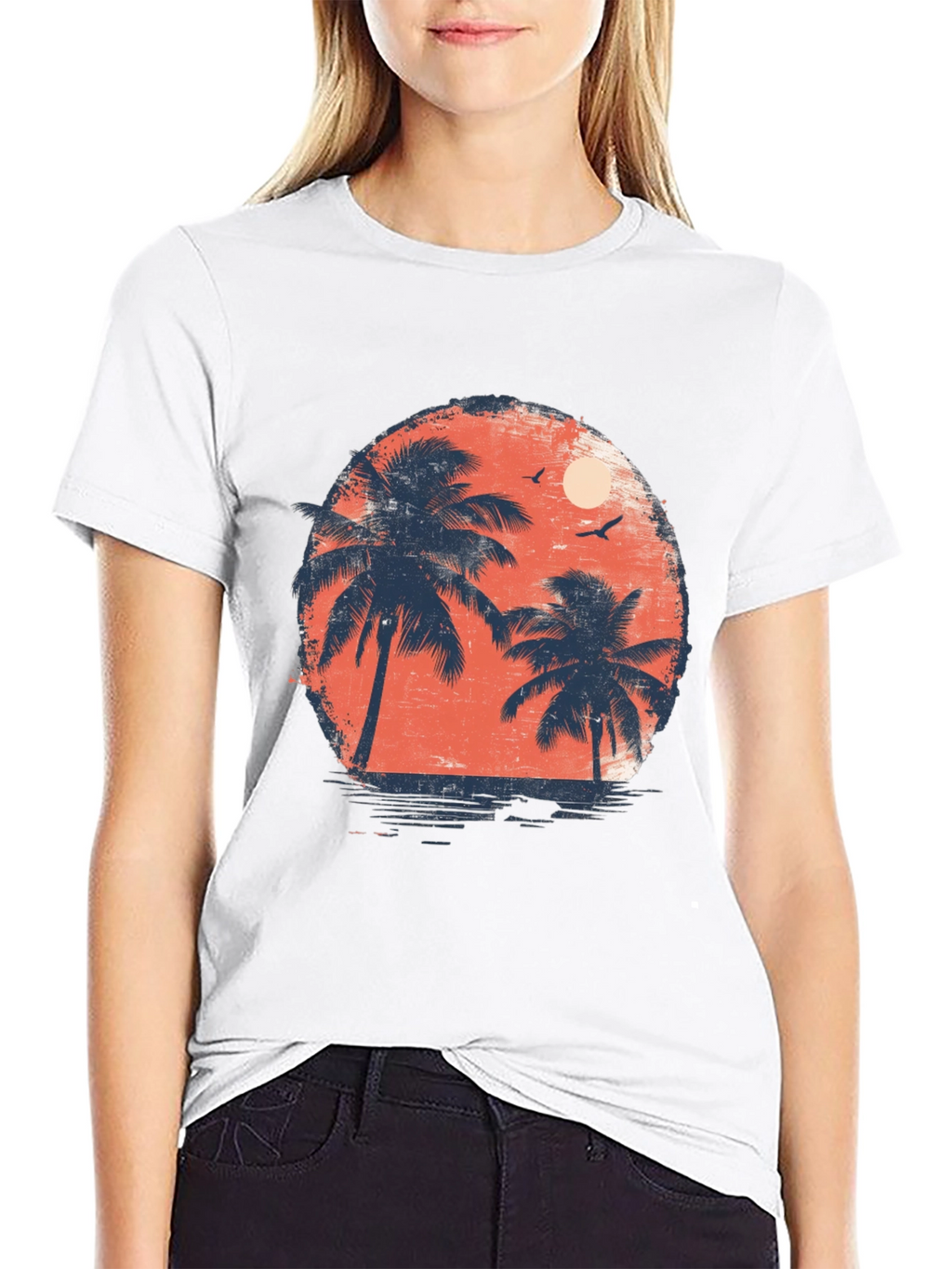 Sunset Palms Graphic Tee