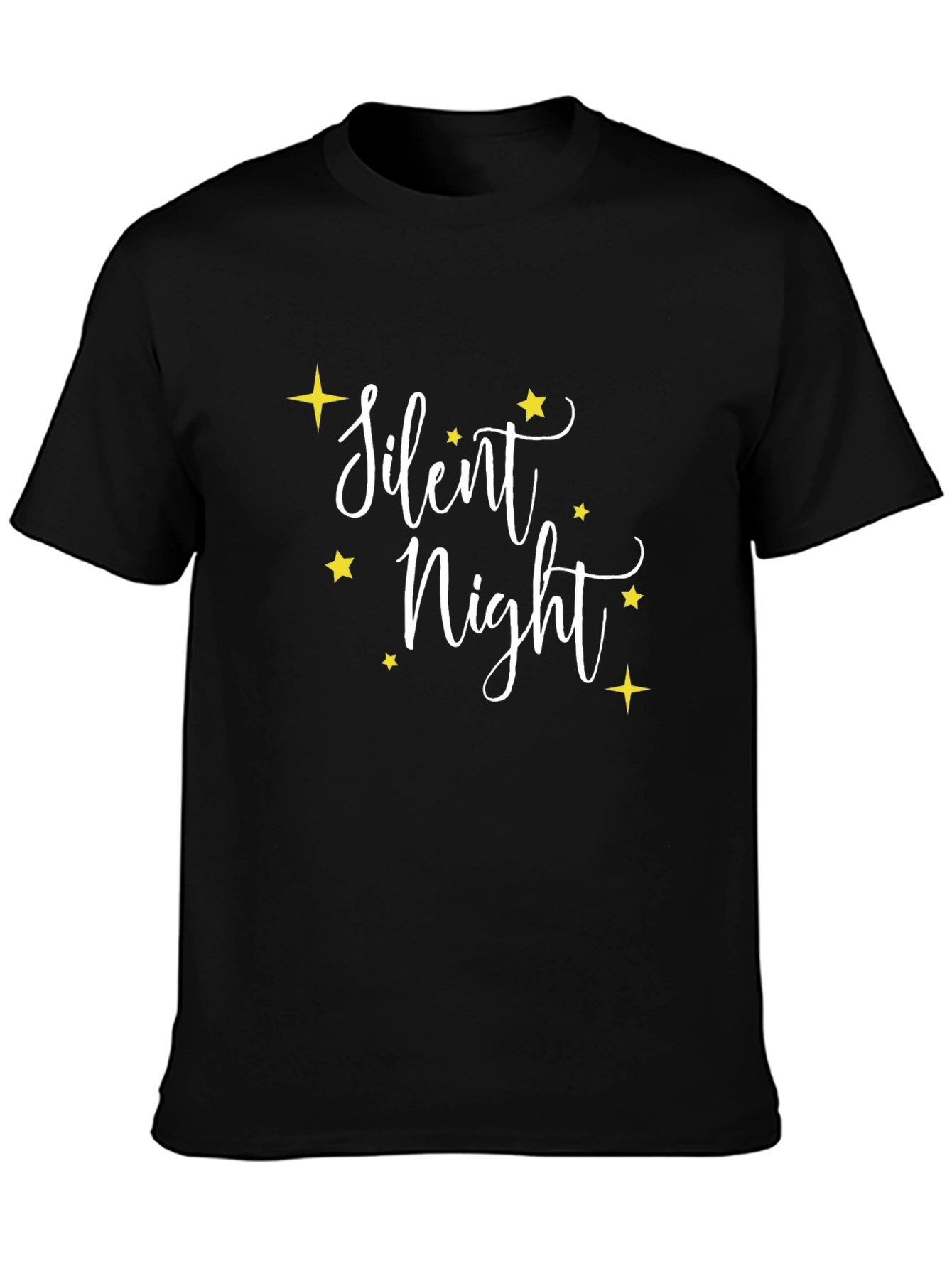 Silent Night Christmas T-Shirt - Holiday Graphic Tee