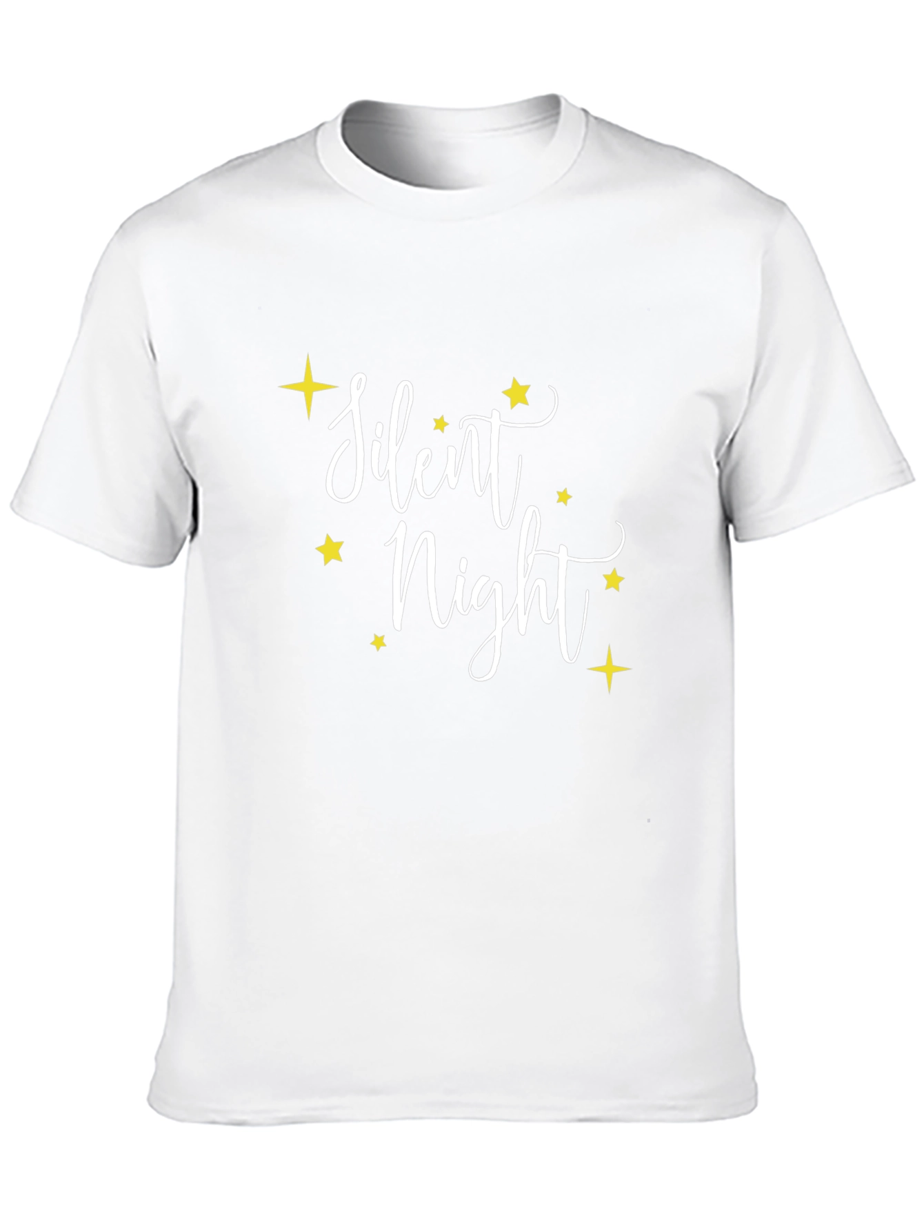 Silent Night Christmas T-Shirt - Holiday Graphic Tee