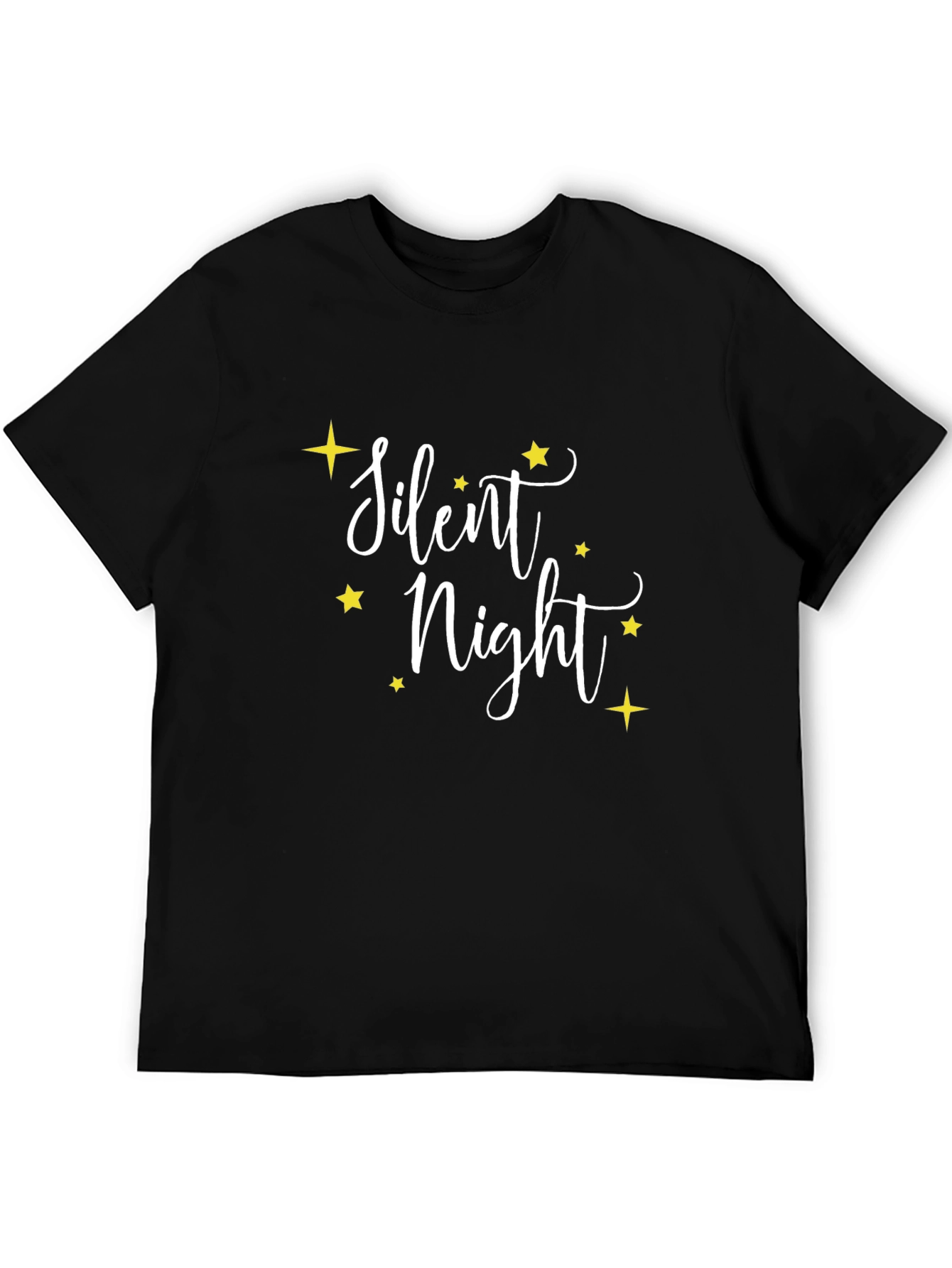 Silent Night Christmas T-Shirt - Holiday Graphic Tee