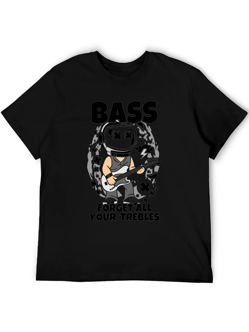 Bass Forget All Your Trebles Black T-Shirt