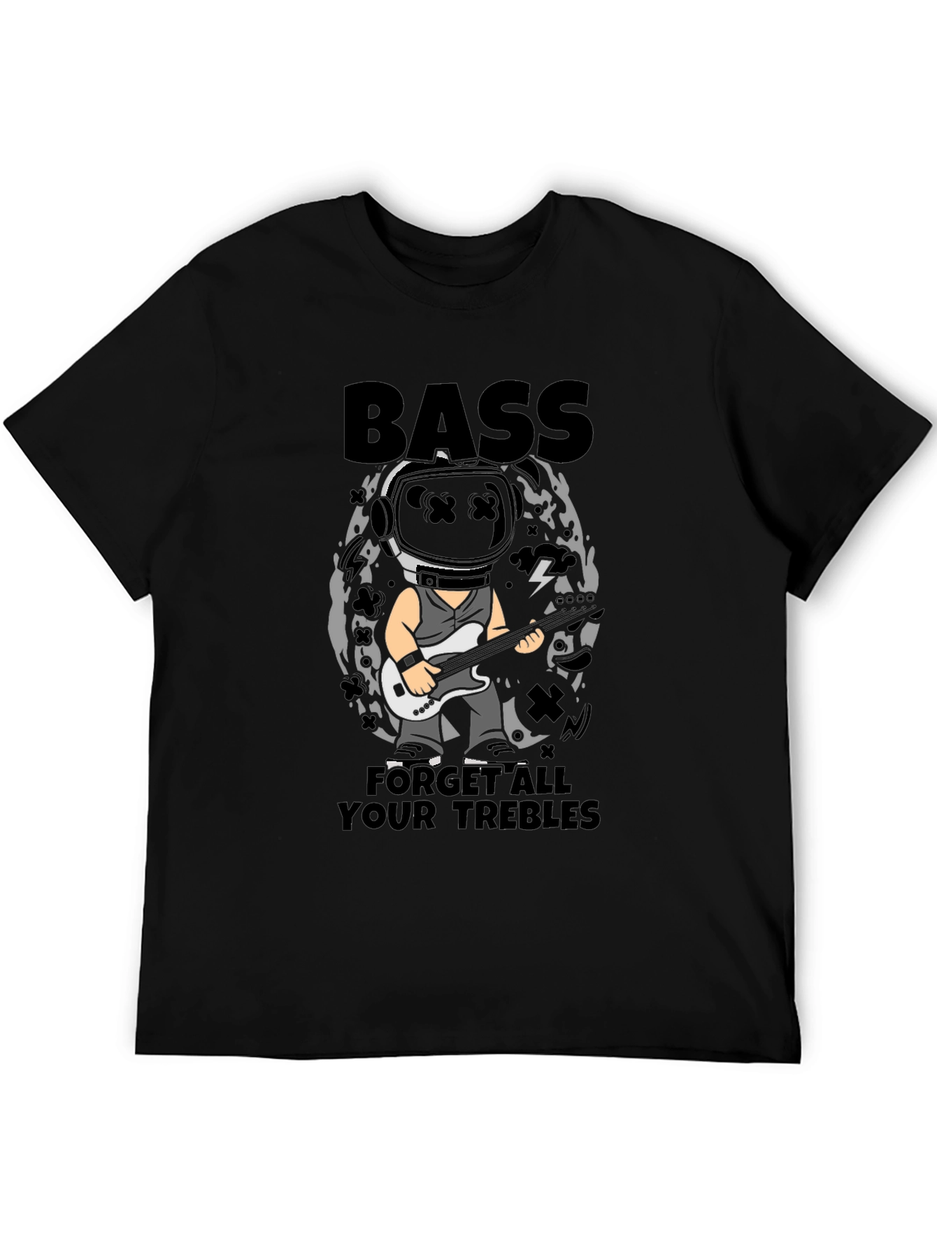 Bass Forget All Your Trebles Black T-Shirt