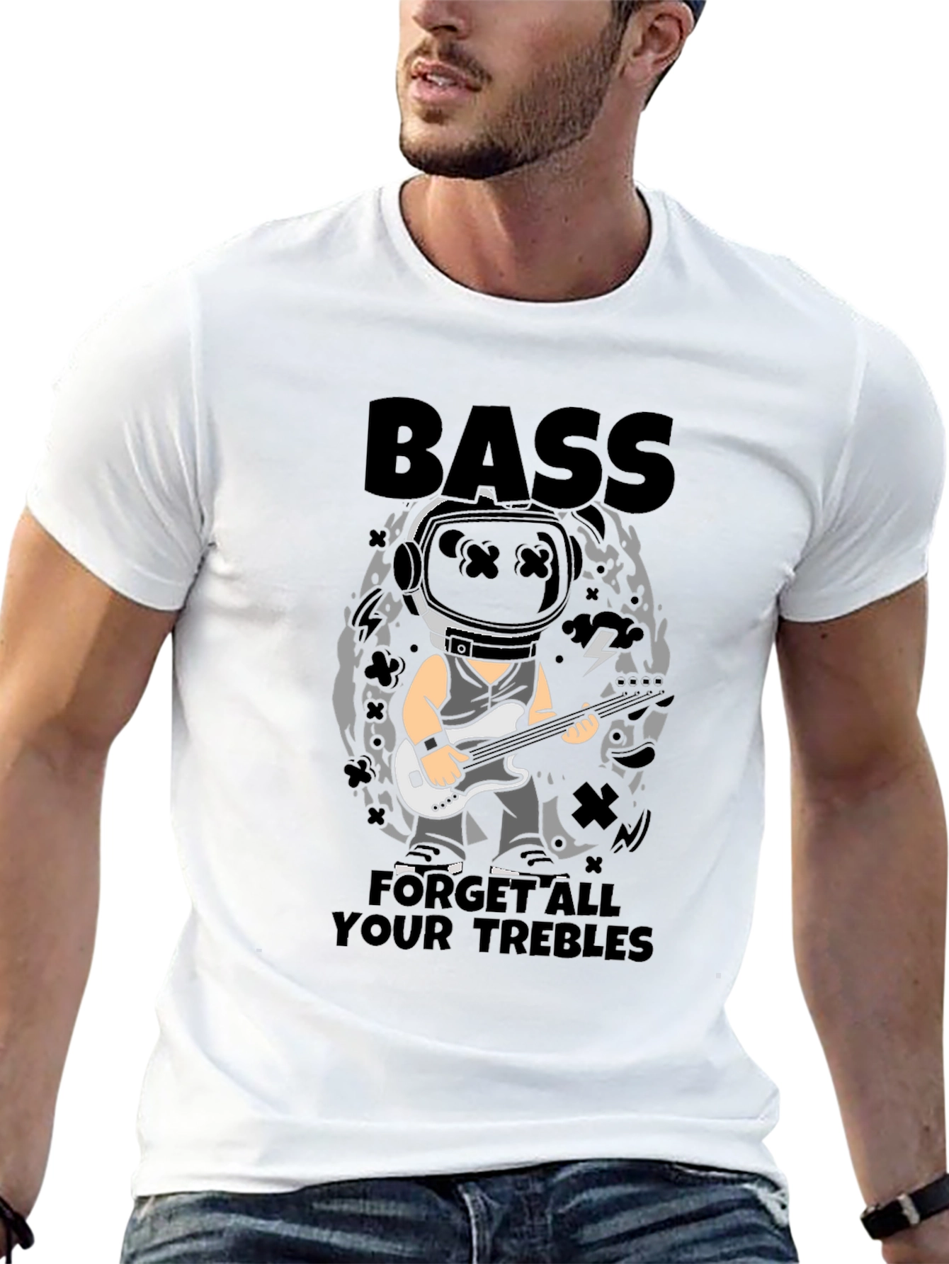 Bass Forget All Your Trebles Black T-Shirt
