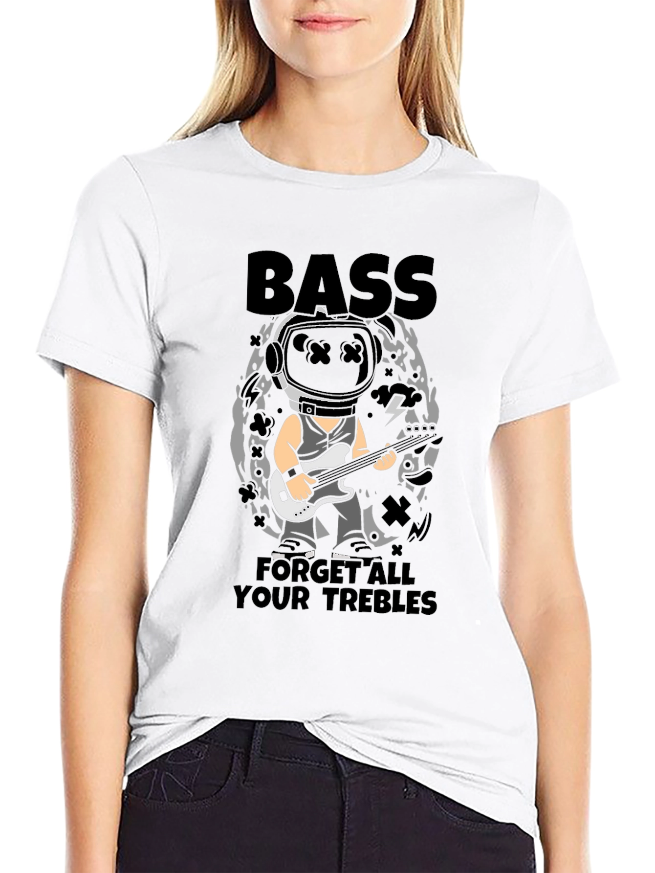 Bass Forget All Your Trebles Black T-Shirt