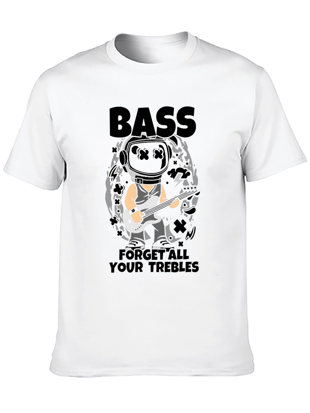 Bass Forget All Your Trebles Black T-Shirt