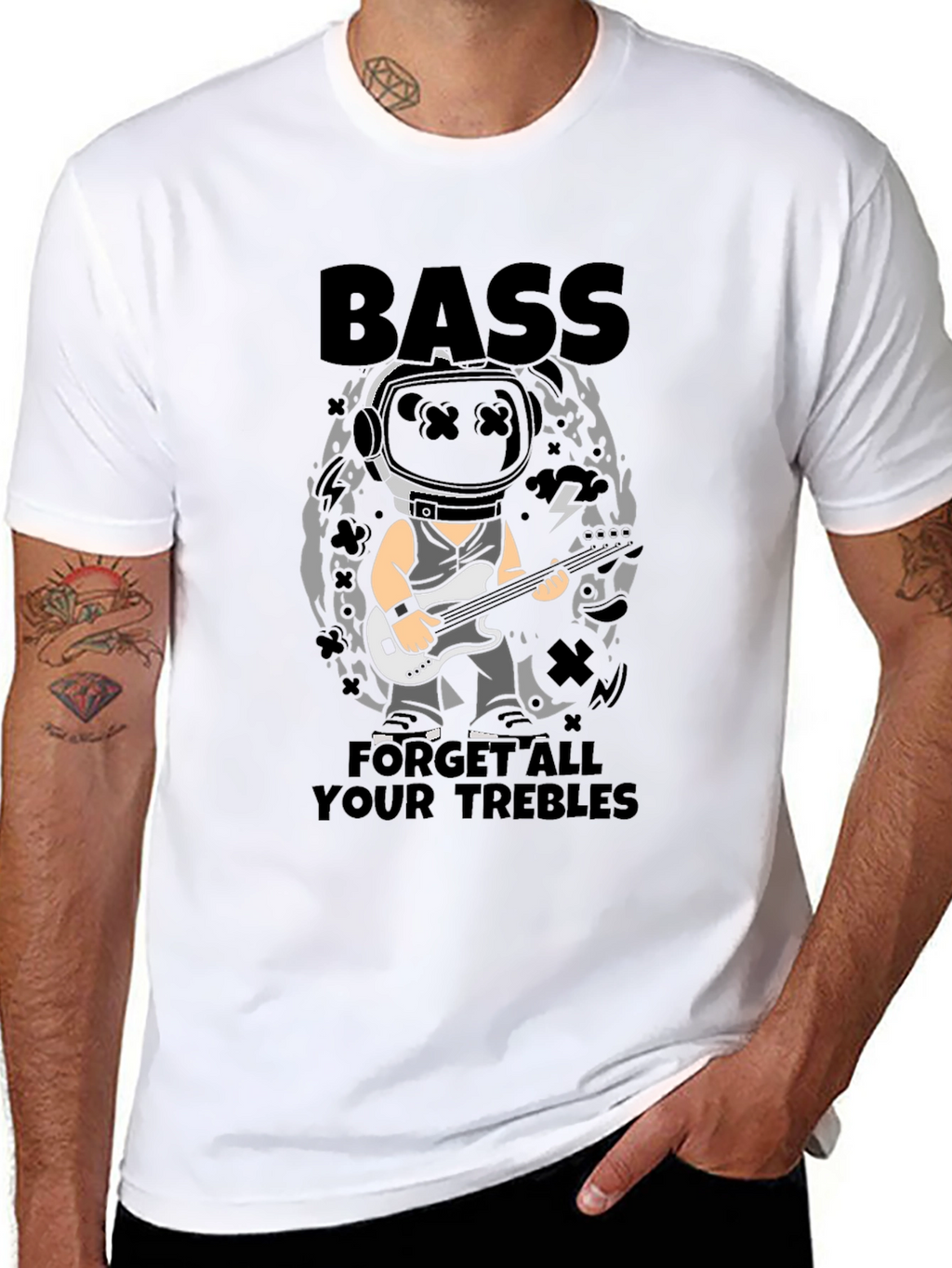 Bass Forget All Your Trebles Black T-Shirt