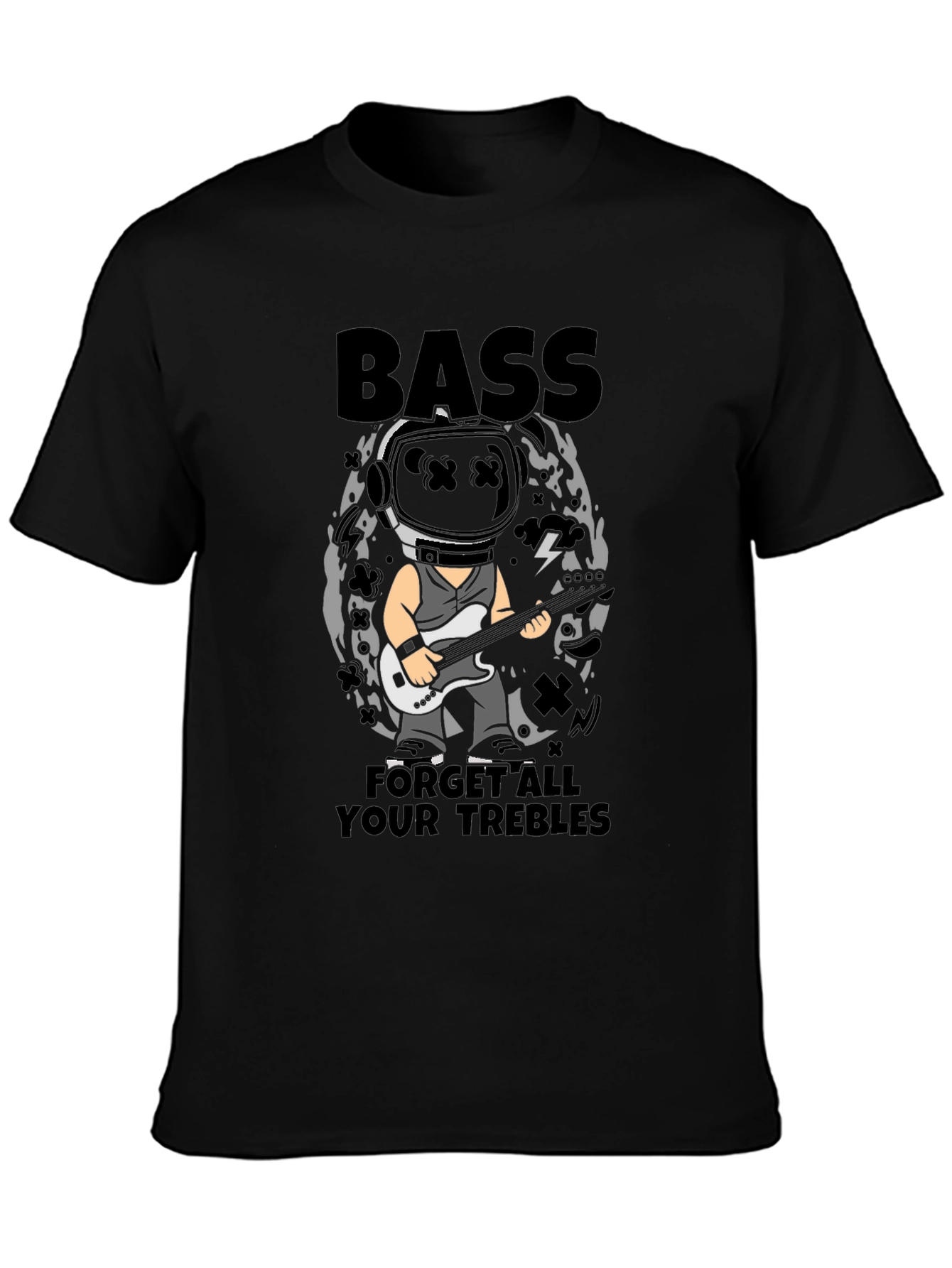 Bass Forget All Your Trebles Black T-Shirt