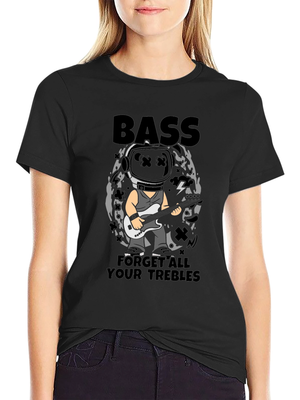 Bass Forget All Your Trebles Black T-Shirt