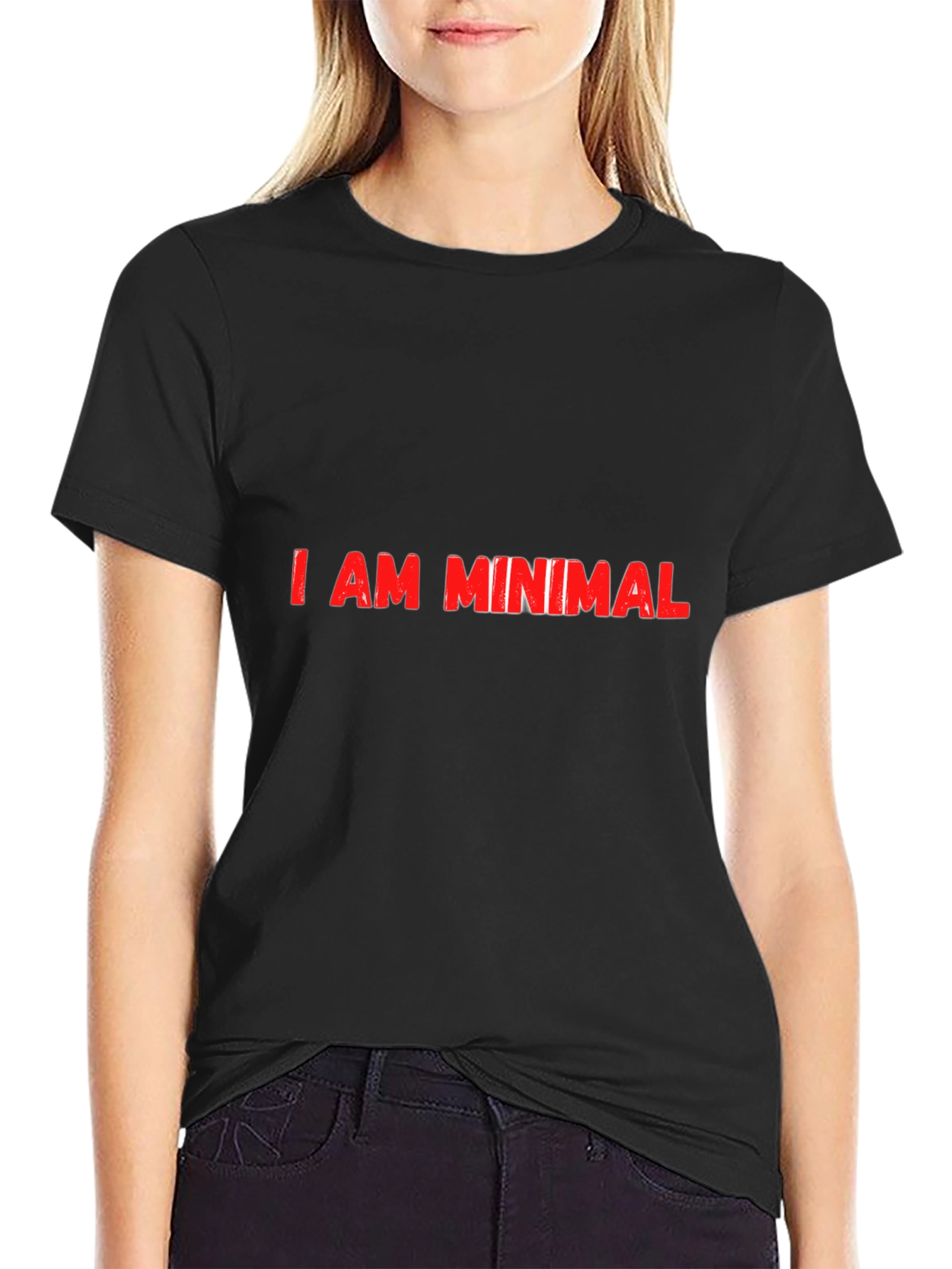 Minimalist Slogan Tee - I AM MINIMAL