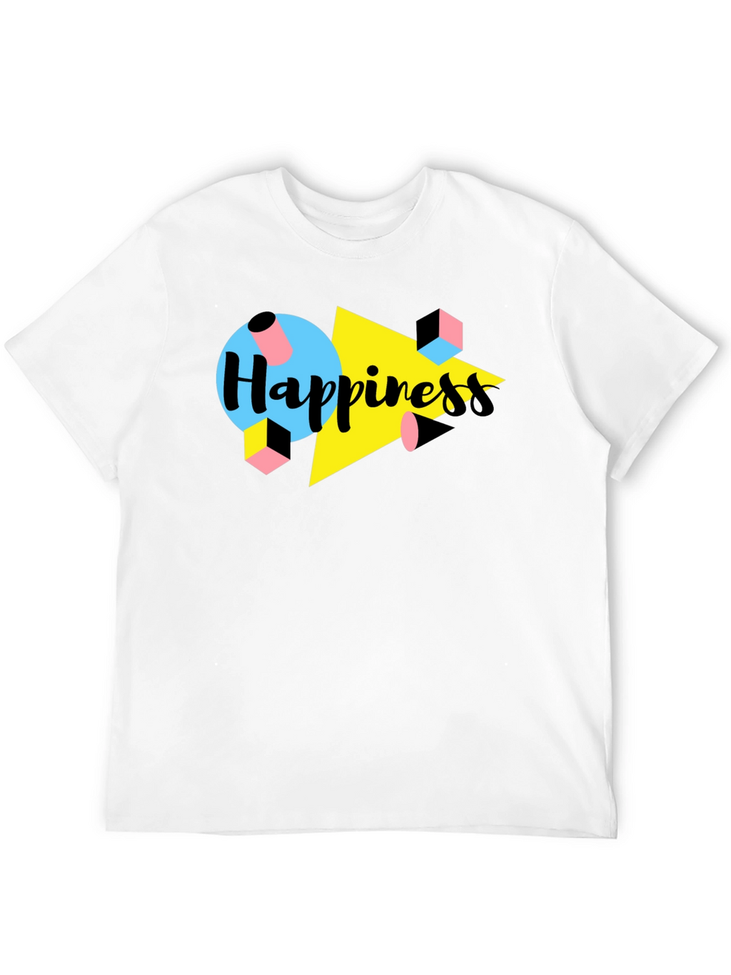 Happiness Graphic Tee - Retro 90s Style