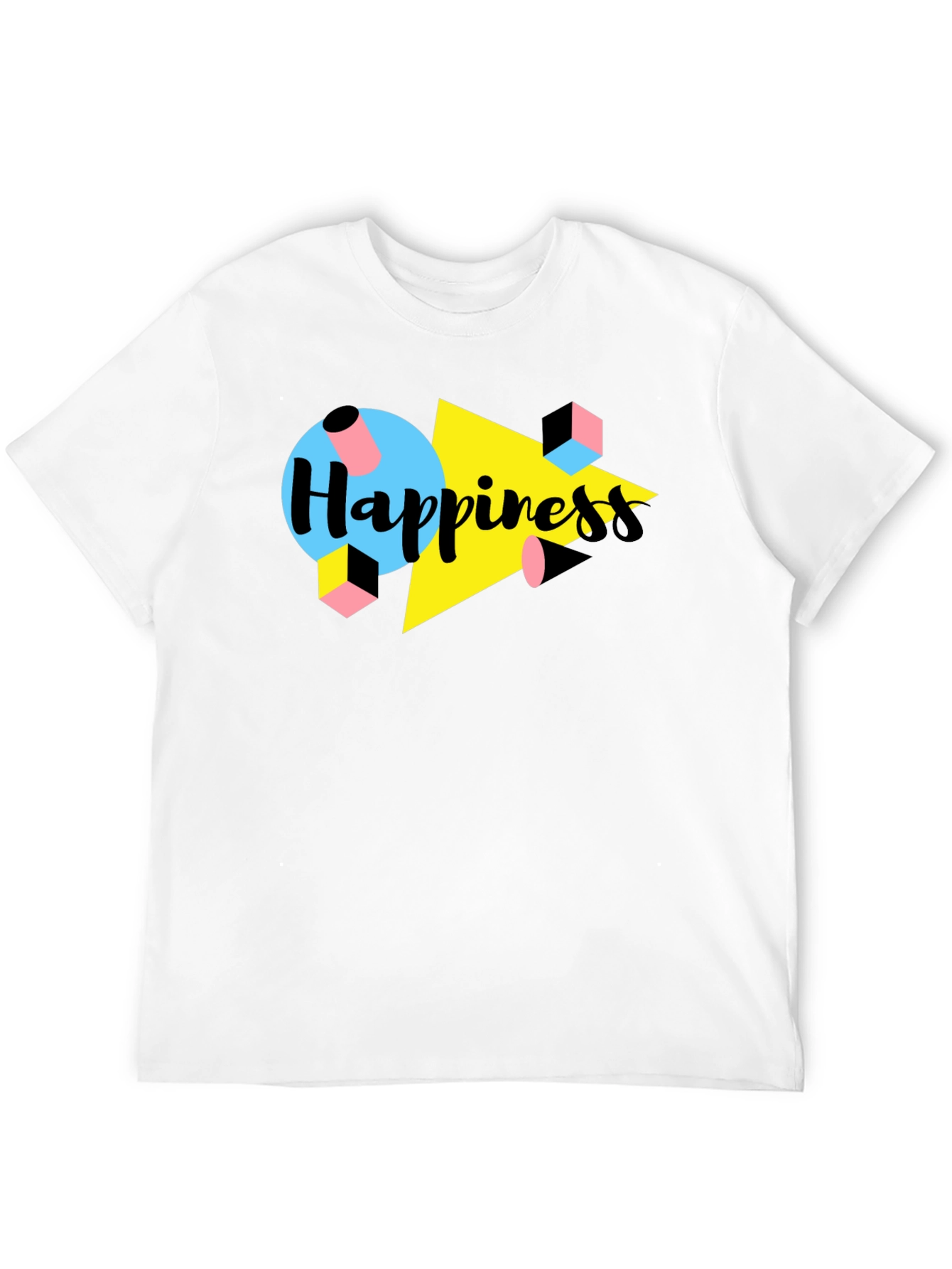 Happiness Graphic Tee - Retro 90s Style
