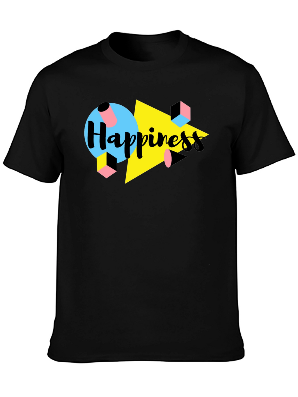 Happiness Graphic Tee - Retro 90s Style