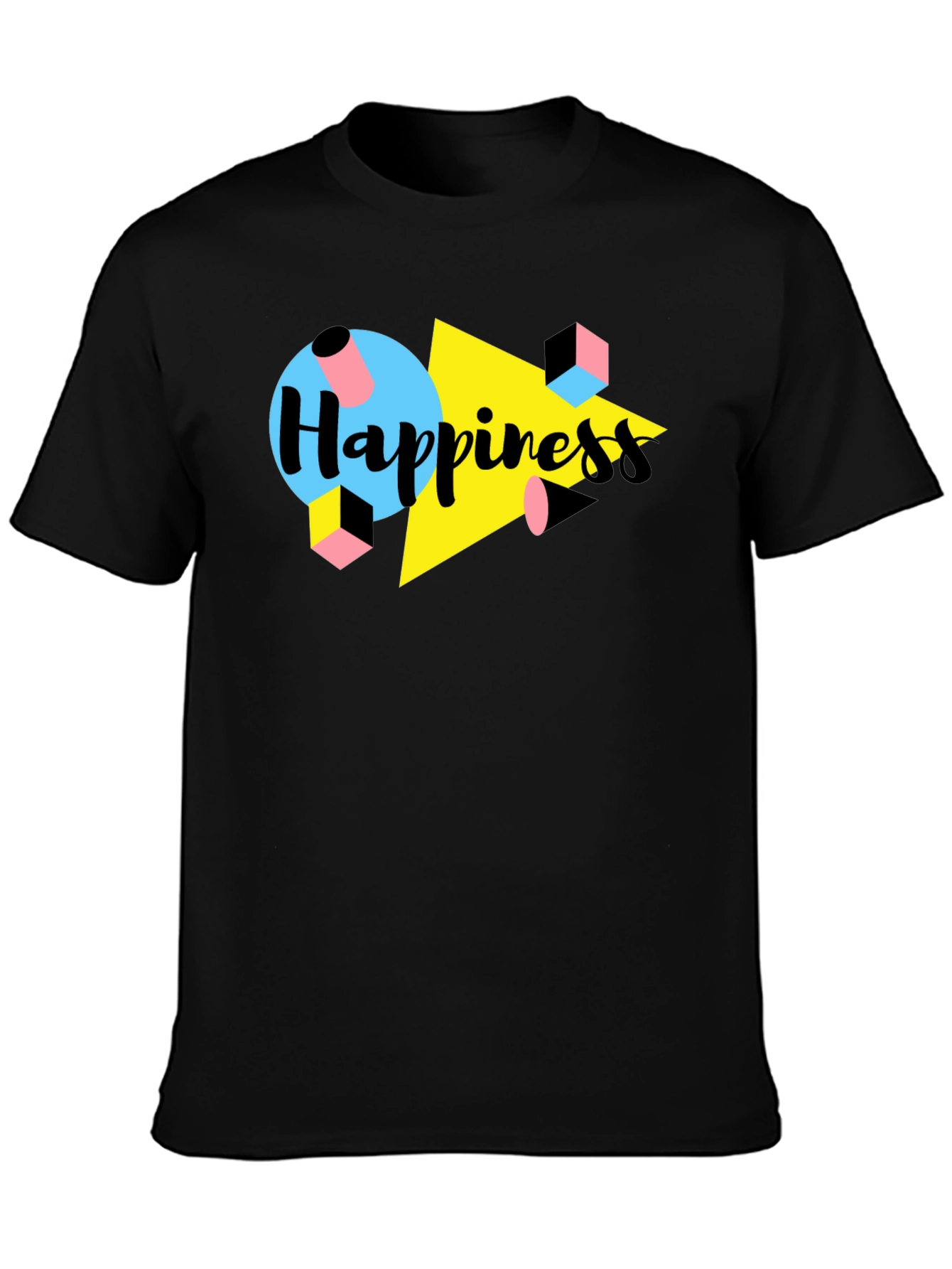 Happiness Graphic Tee - Retro 90s Style
