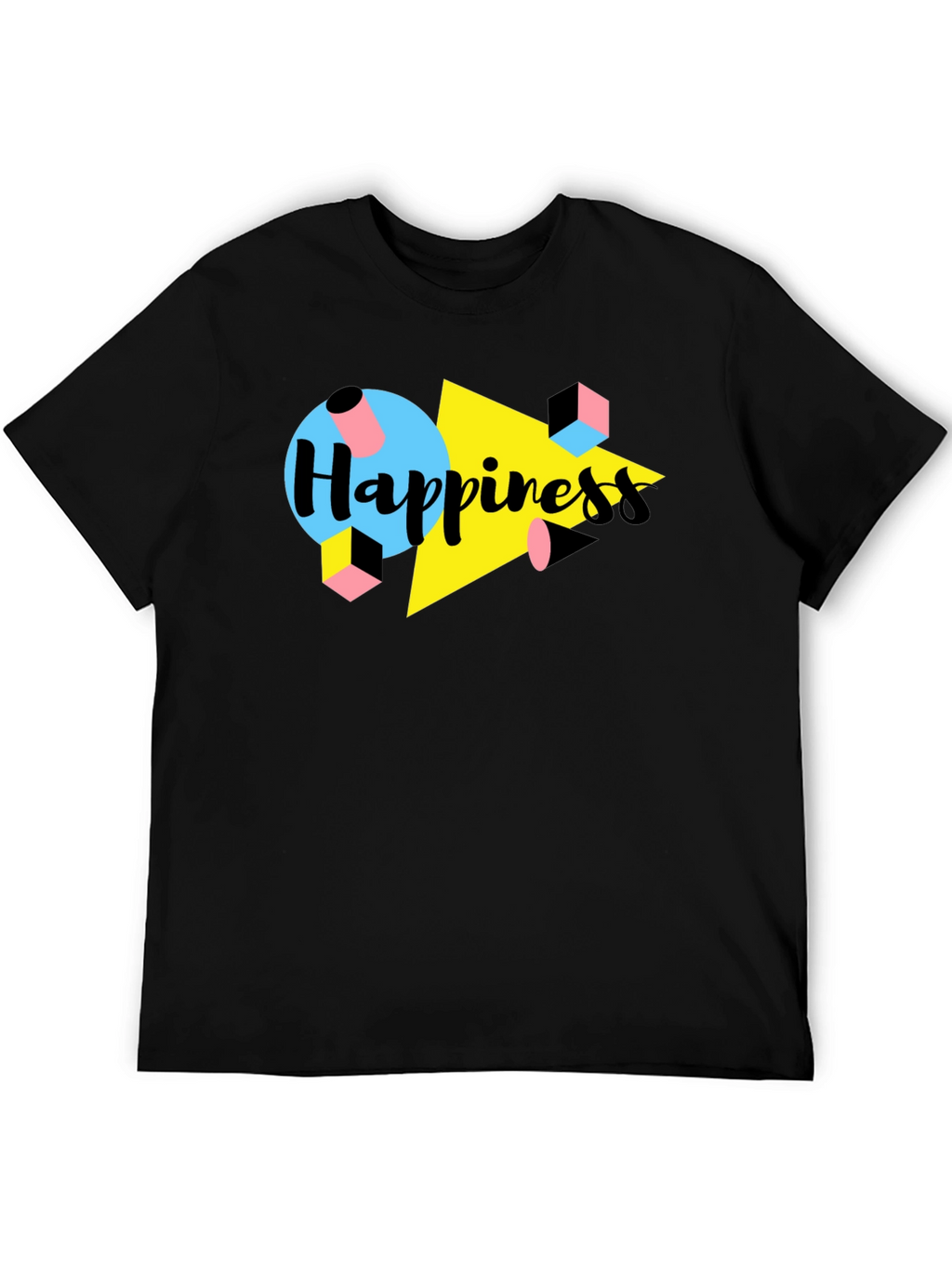Happiness Graphic Tee - Retro 90s Style