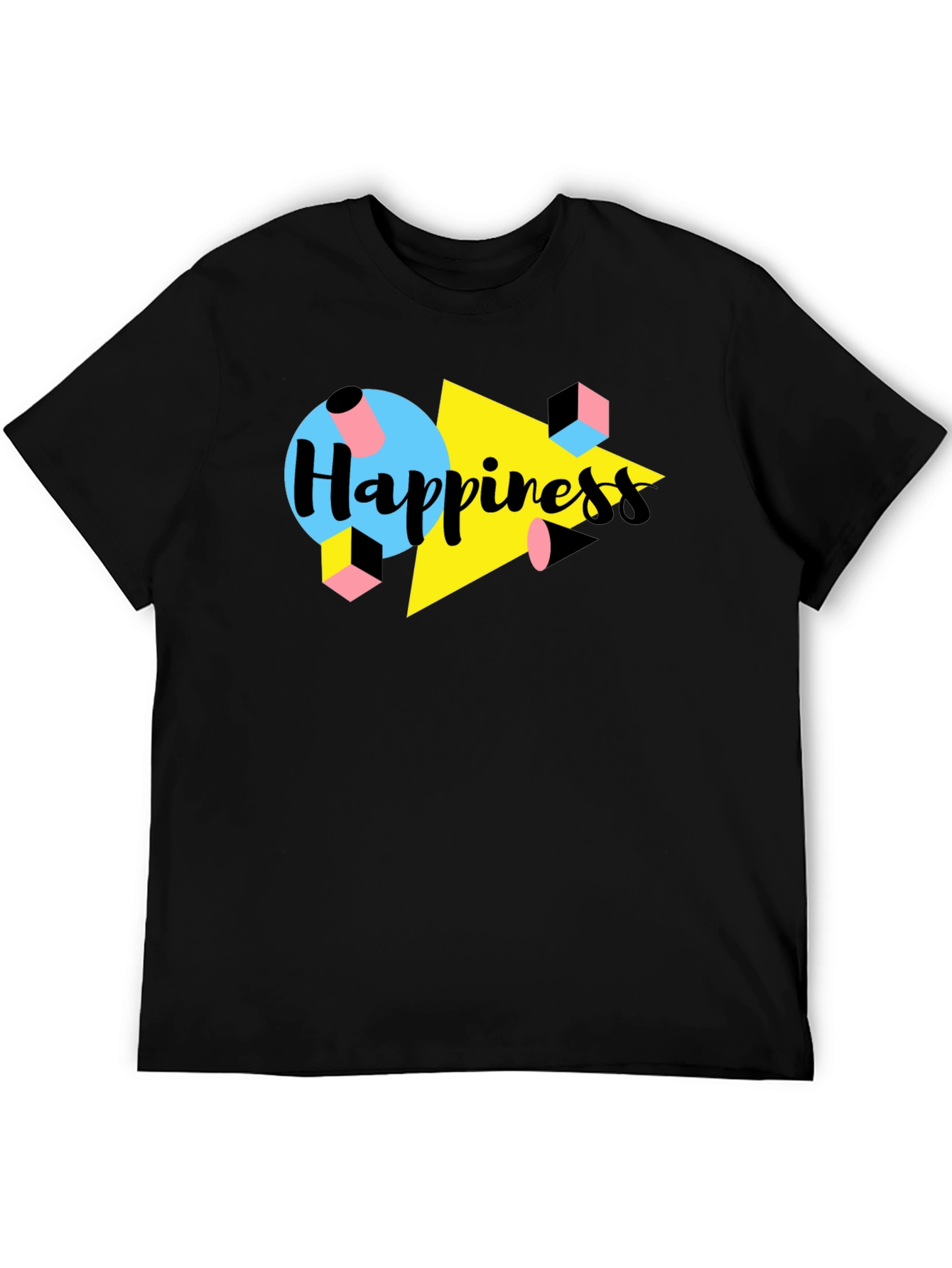 Happiness Graphic Tee - Retro 90s Style