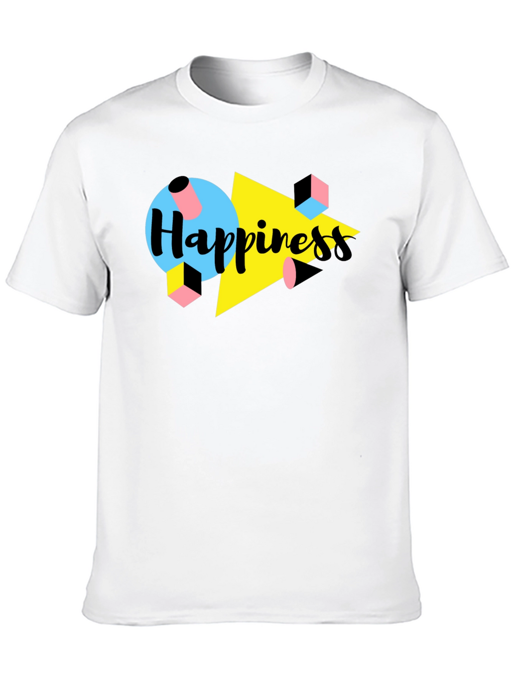 Happiness Graphic Tee - Retro 90s Style