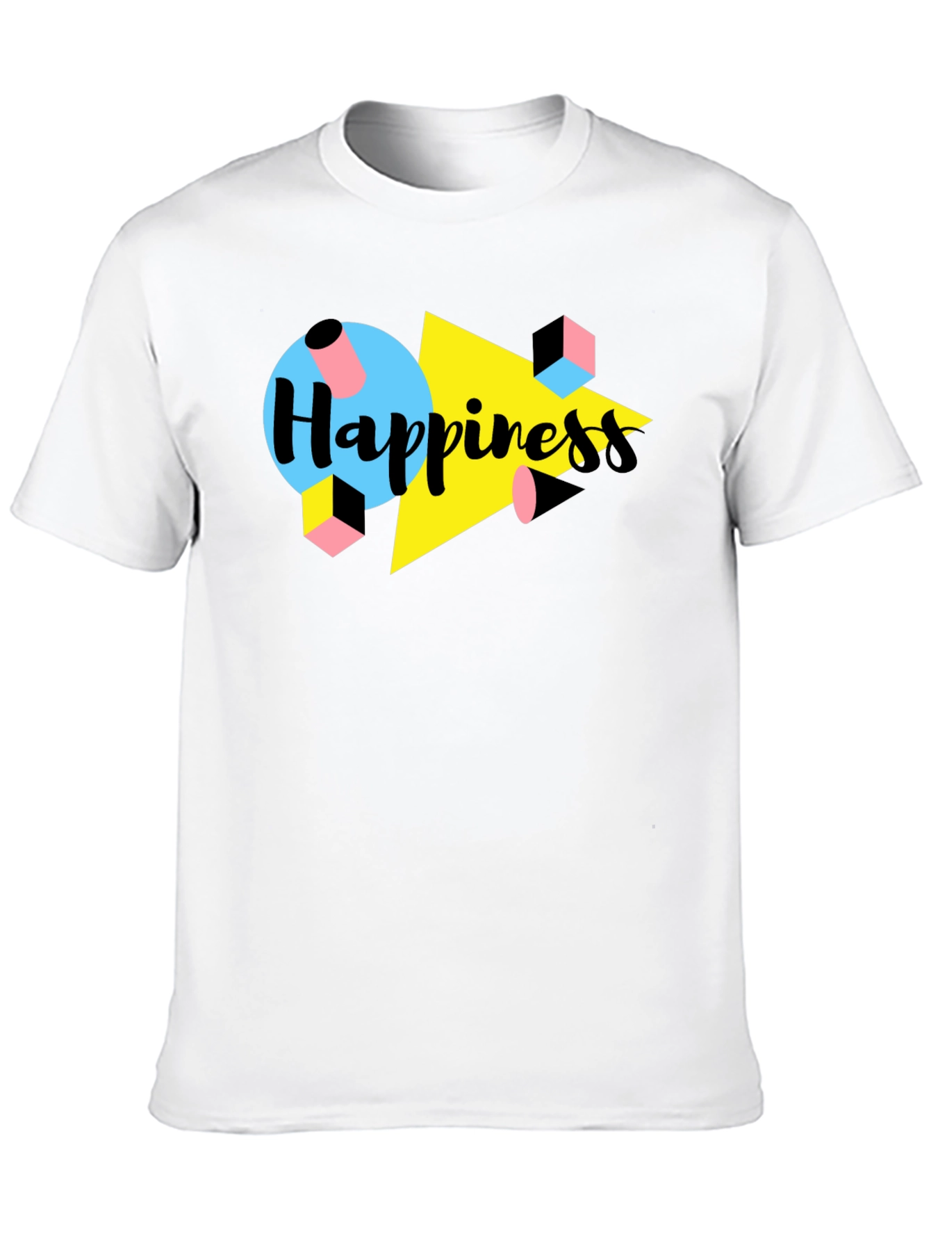 Happiness Graphic Tee - Retro 90s Style