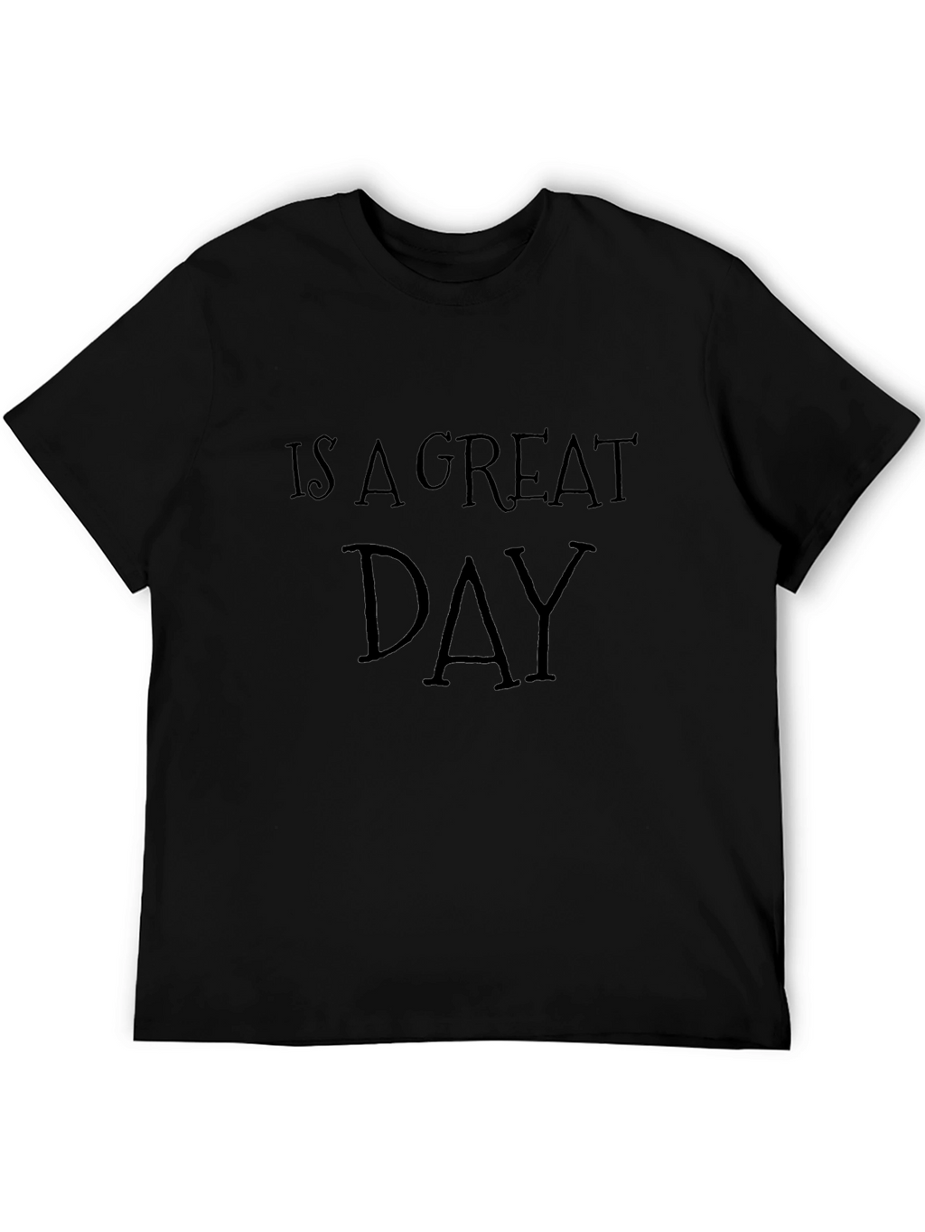 Great Day Graphic Tee - Mens Black T-Shirt