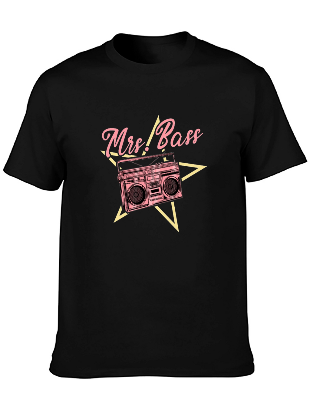 Mrs. Bass Retro Boombox Graphic Tee