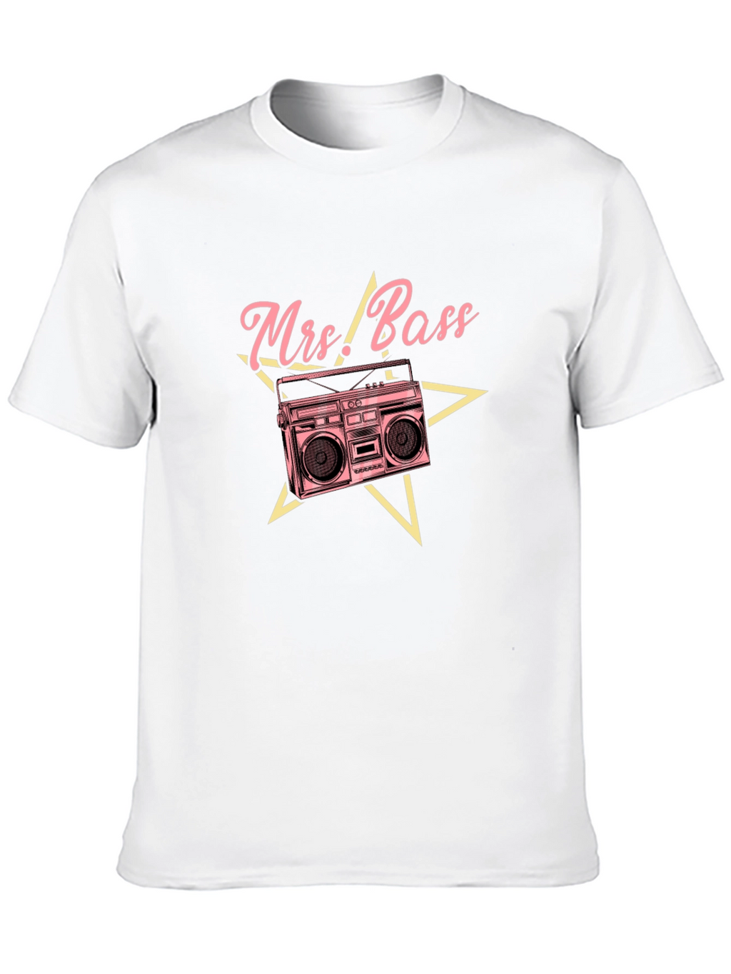 Mrs. Bass Retro Boombox Graphic Tee