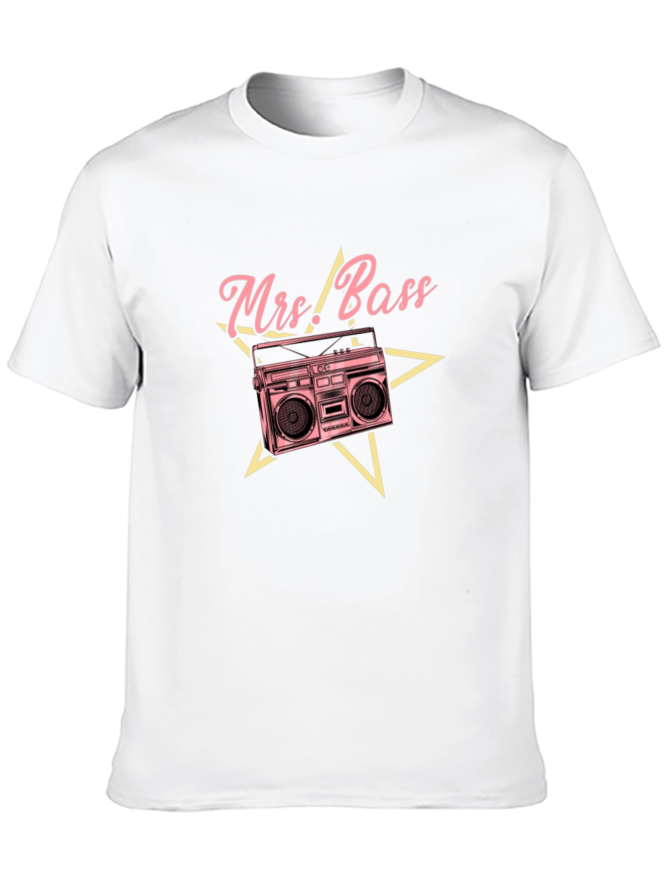 Mrs. Bass Retro Boombox Graphic Tee