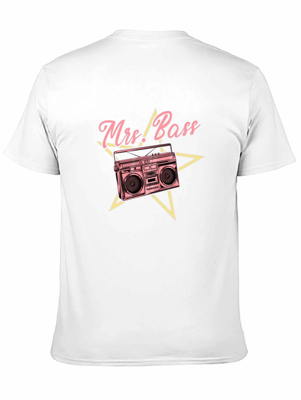 Mrs. Bass Retro Boombox Graphic Tee