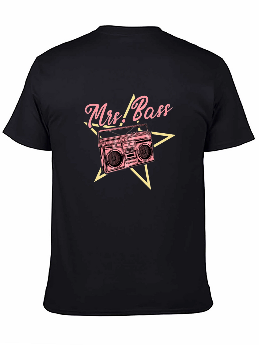 Mrs. Bass Retro Boombox Graphic Tee