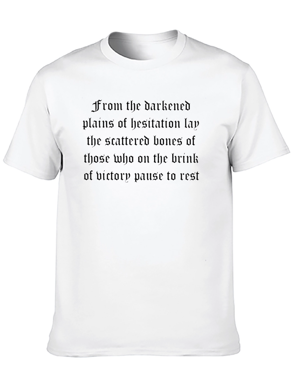 Darkened Plains T-Shirt - Gothic Style