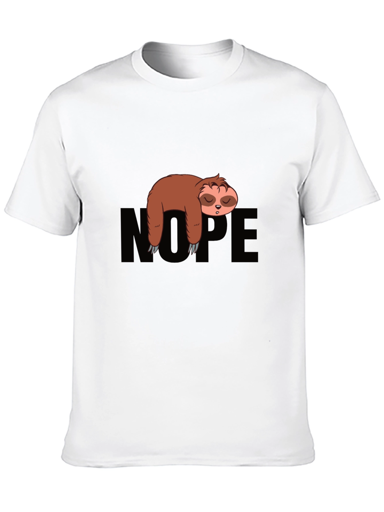 Sloth Nope Graphic Tee - Relaxed Fit