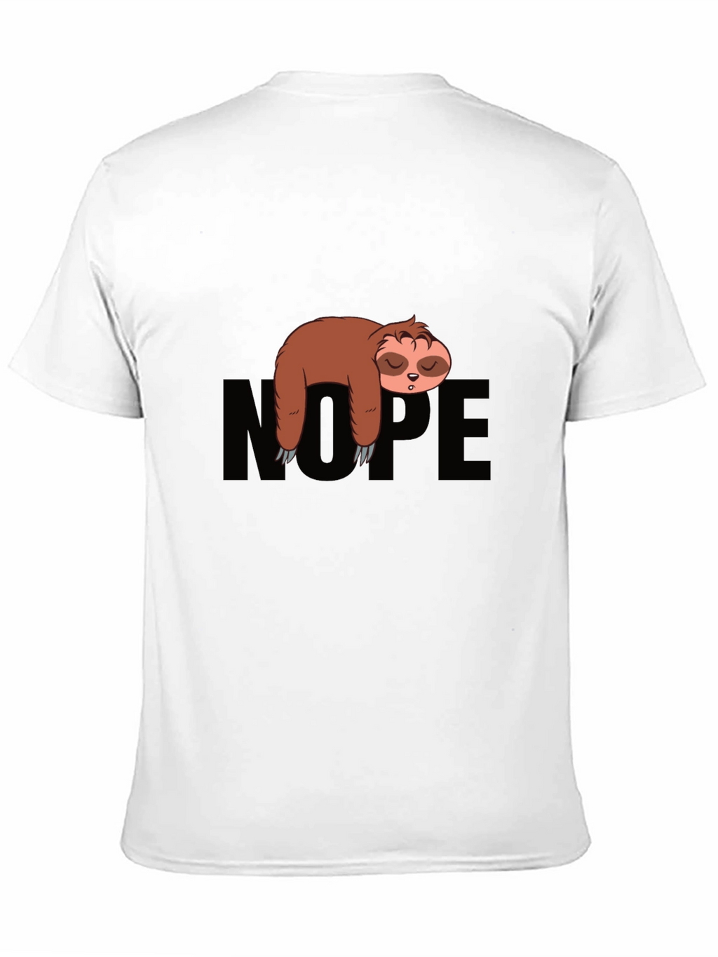 Sloth Nope Graphic Tee - Relaxed Fit