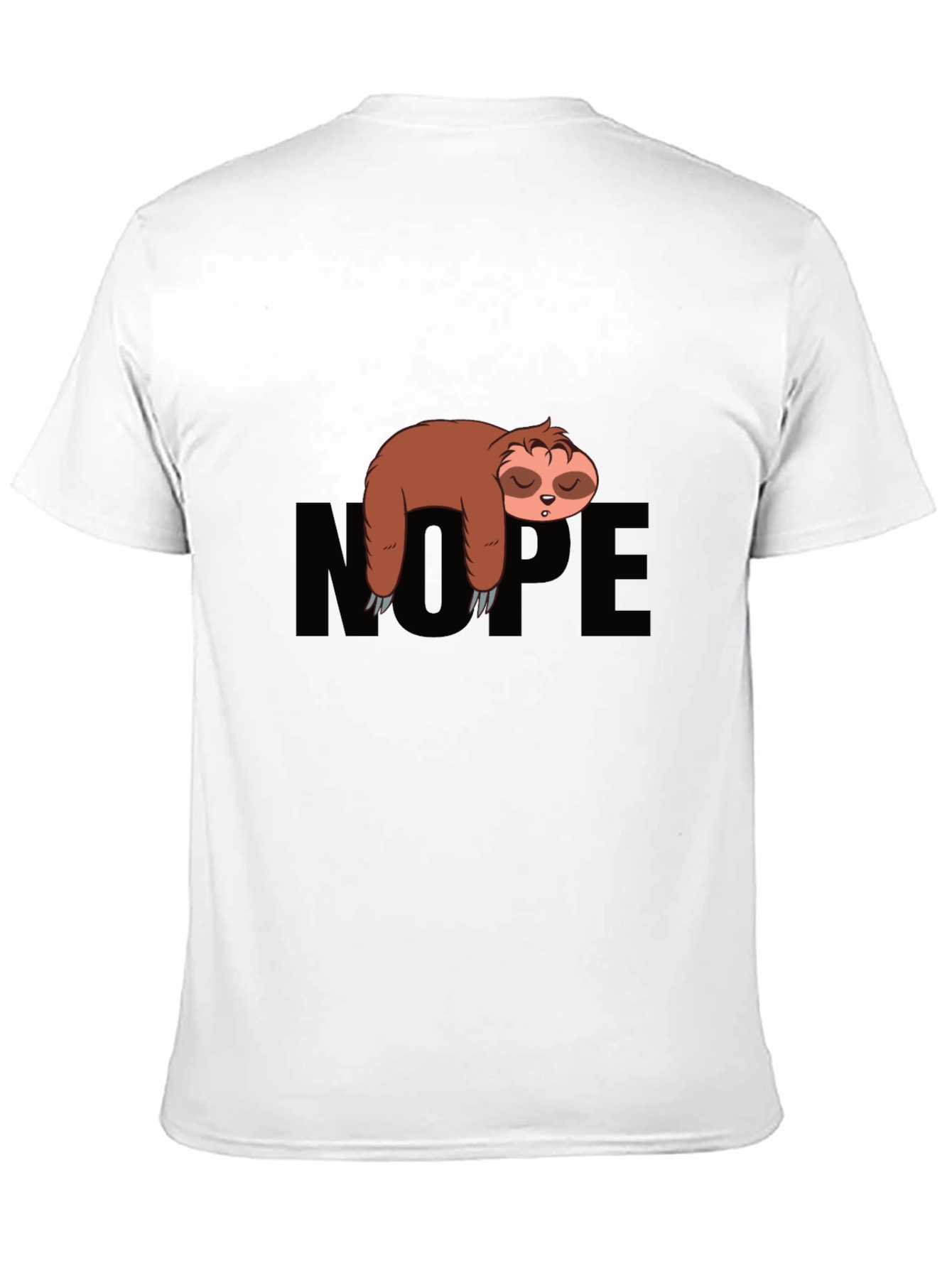 Sloth Nope Graphic Tee - Relaxed Fit