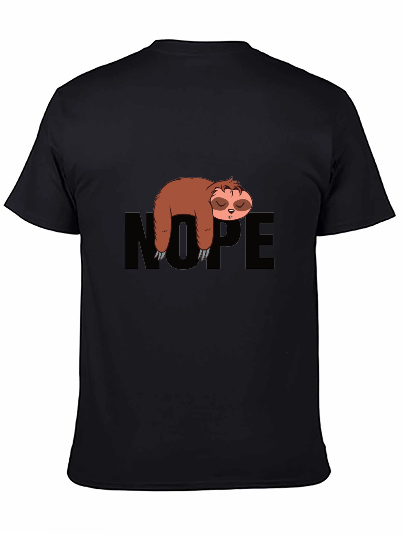 Sloth Nope Graphic Tee - Relaxed Fit