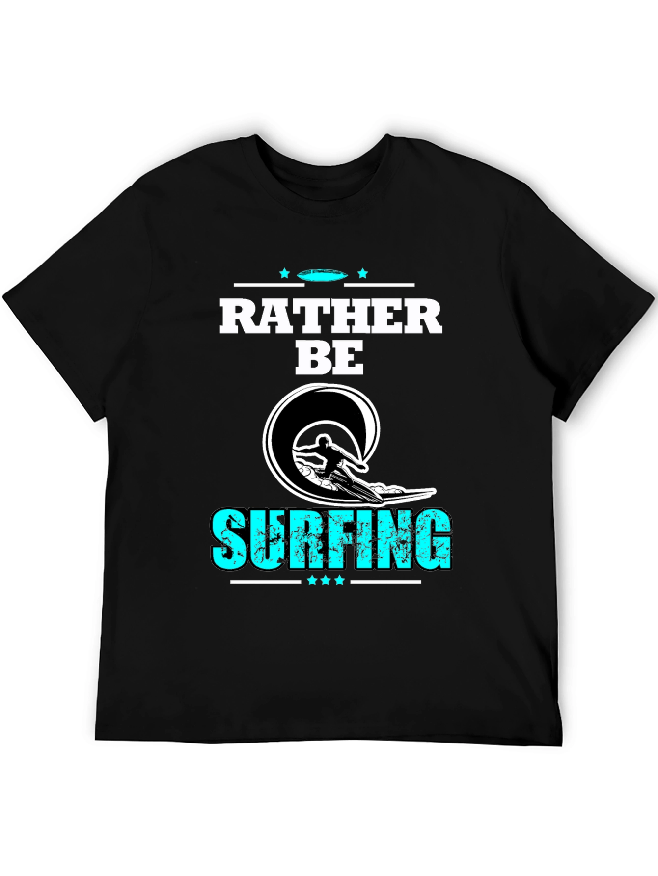 Rather Be Surfing Graphic T-Shirt for Men