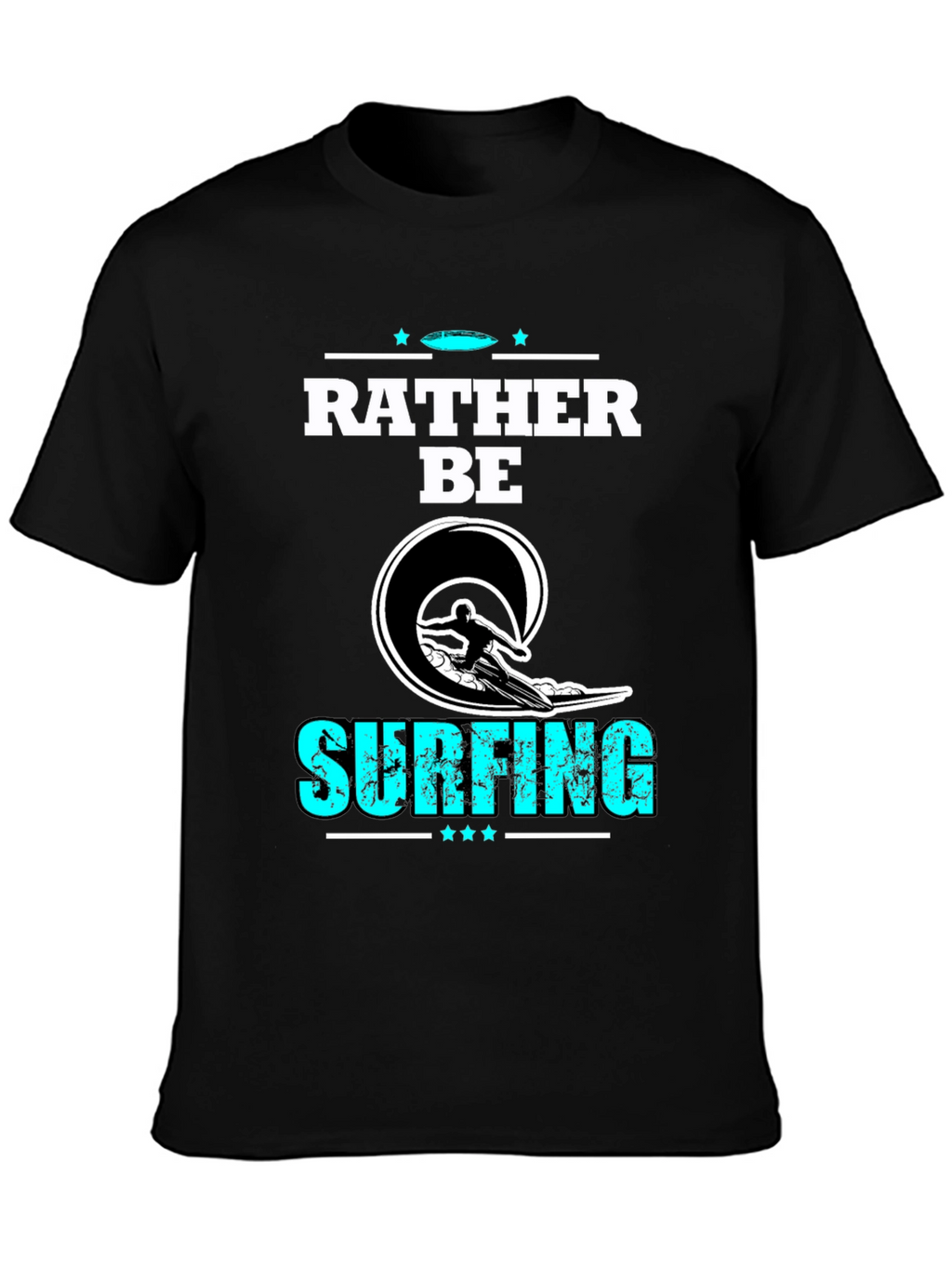 Rather Be Surfing Graphic T-Shirt for Men