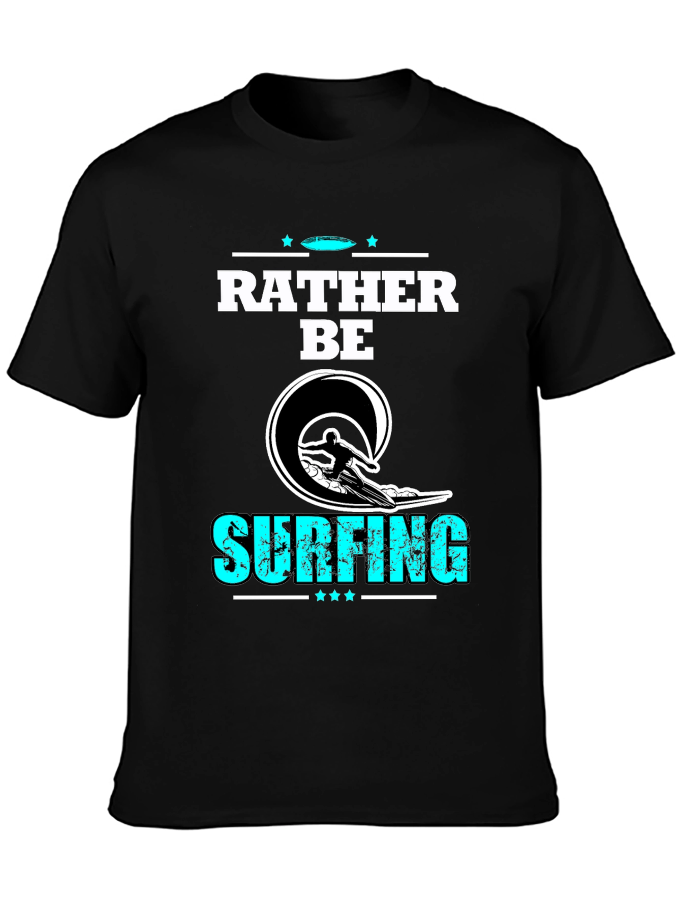 Rather Be Surfing Graphic T-Shirt for Men