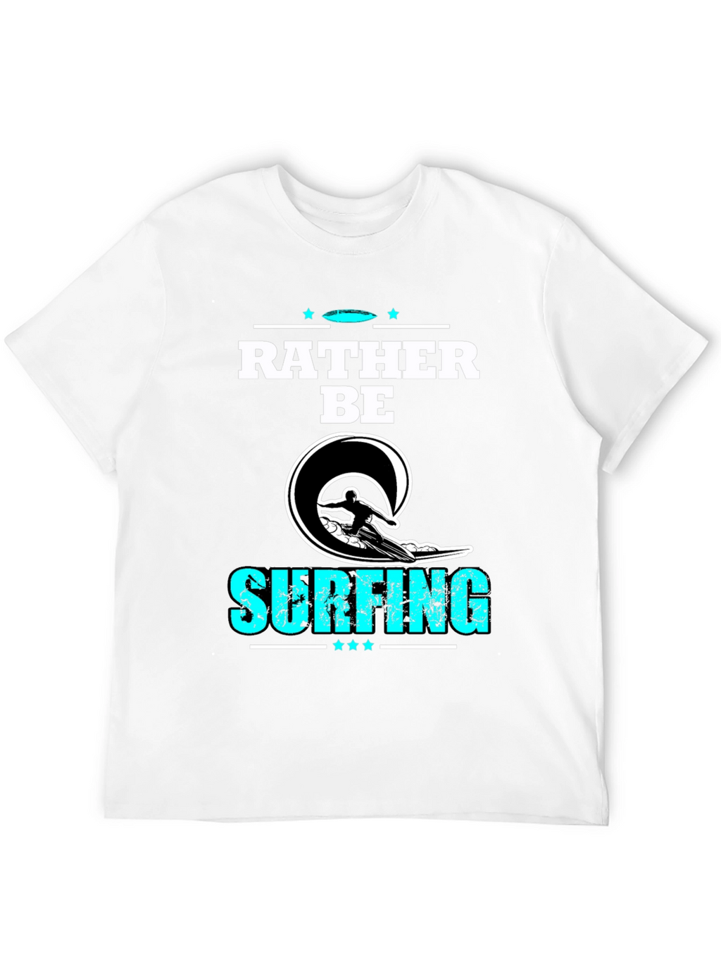Rather Be Surfing Graphic T-Shirt for Men