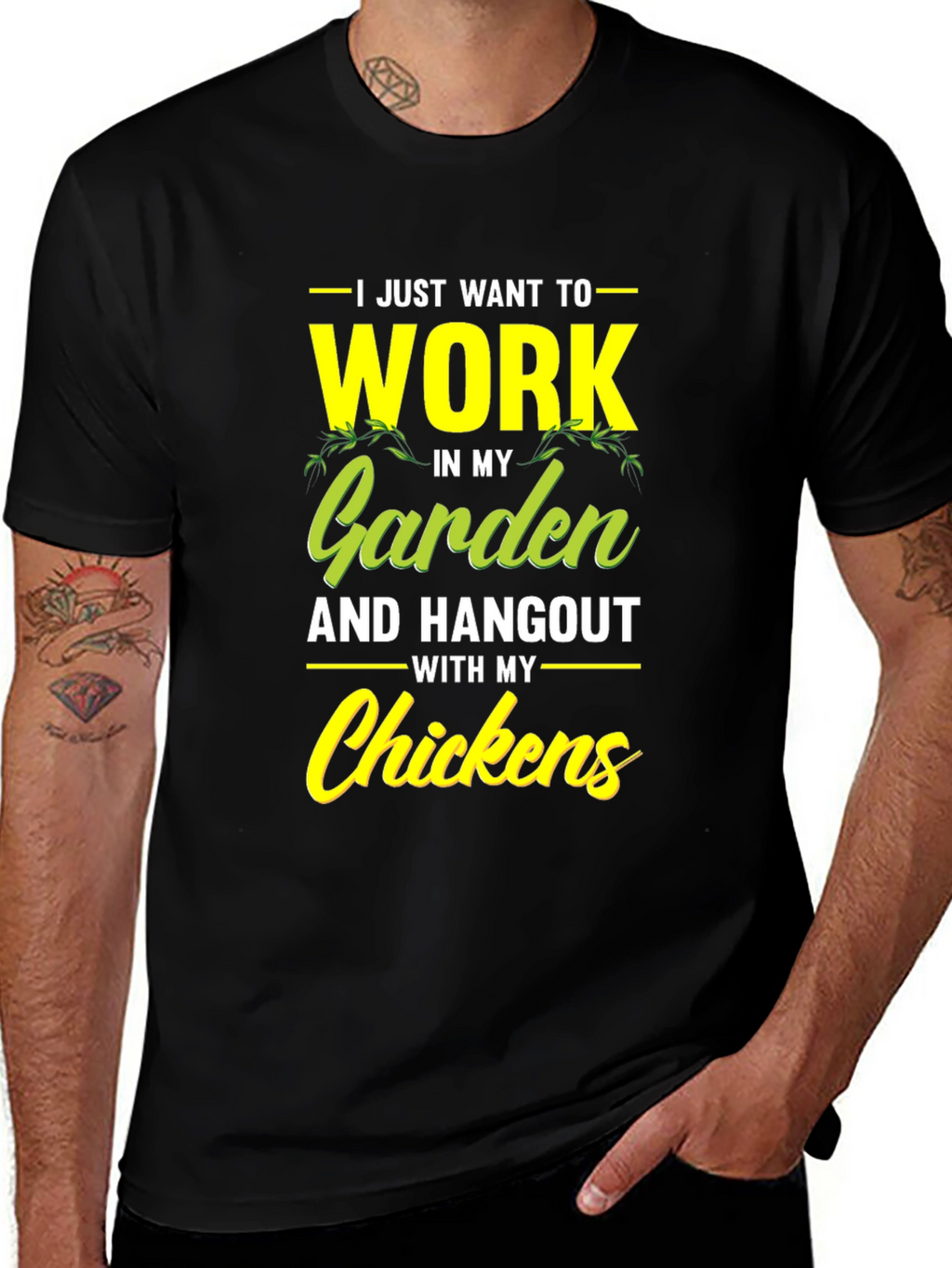 Garden & Chickens T-Shirt