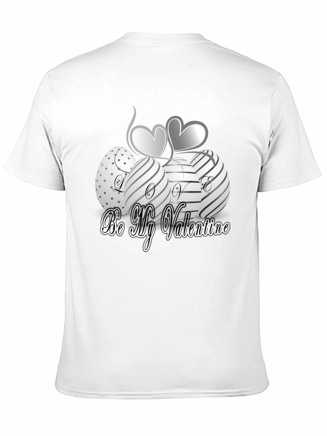 Valentines Day Graphic T-Shirt - Stylish Black Tee