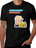 Fluent Movie Quotes T-Shirt - Black Graphic Tee