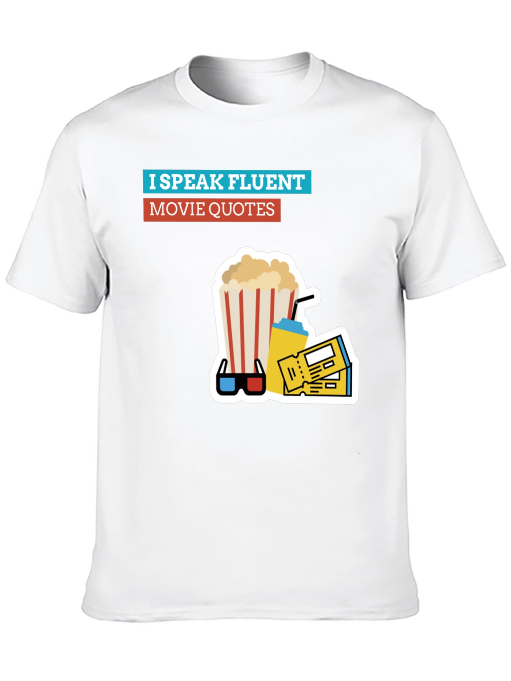 Fluent Movie Quotes T-Shirt - Black Graphic Tee