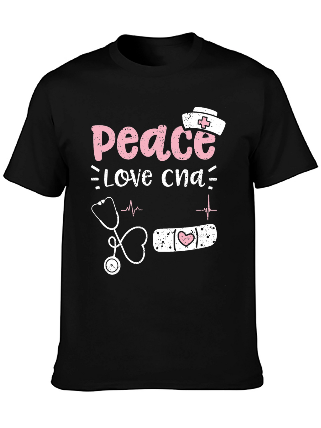 Peace Love CNA T-Shirt - Nurse Appreciation