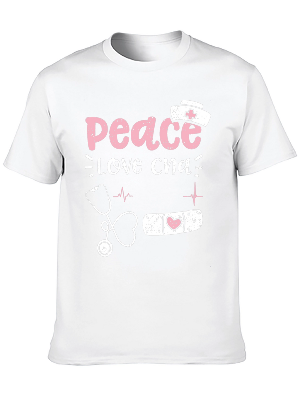 Peace Love CNA T-Shirt - Nurse Appreciation
