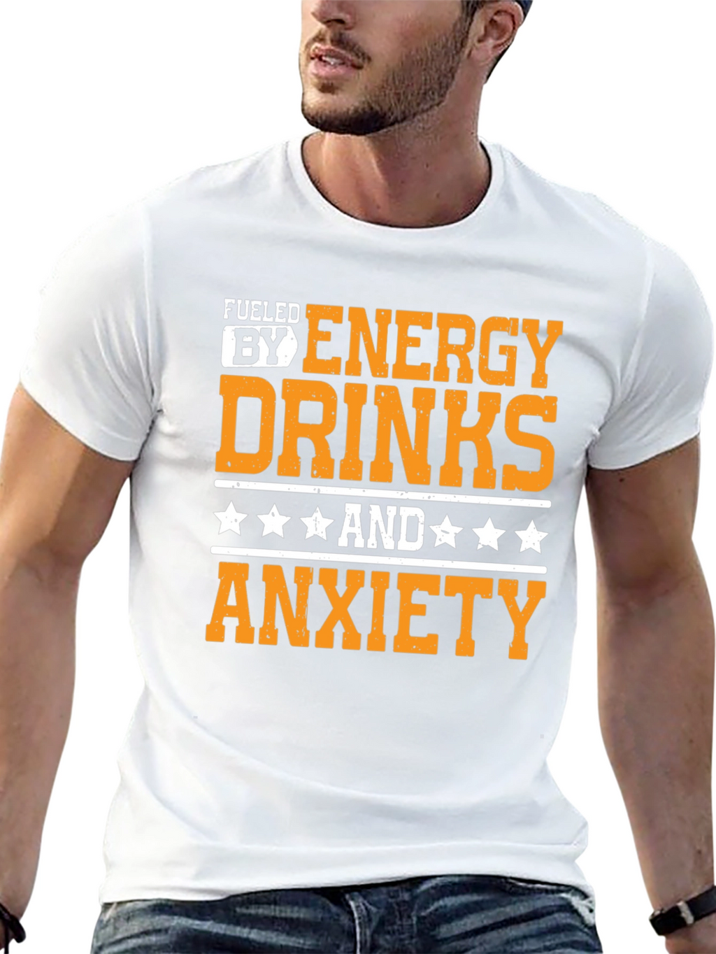 Fueled by Energy Drinks & Anxiety T-Shirt
