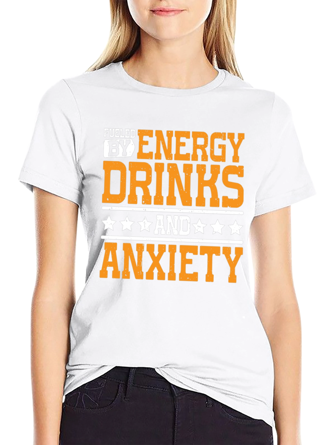 Fueled by Energy Drinks & Anxiety T-Shirt