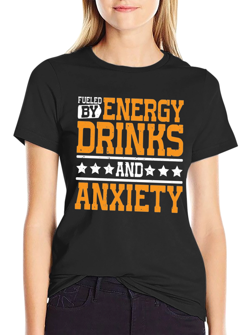 Fueled by Energy Drinks & Anxiety T-Shirt