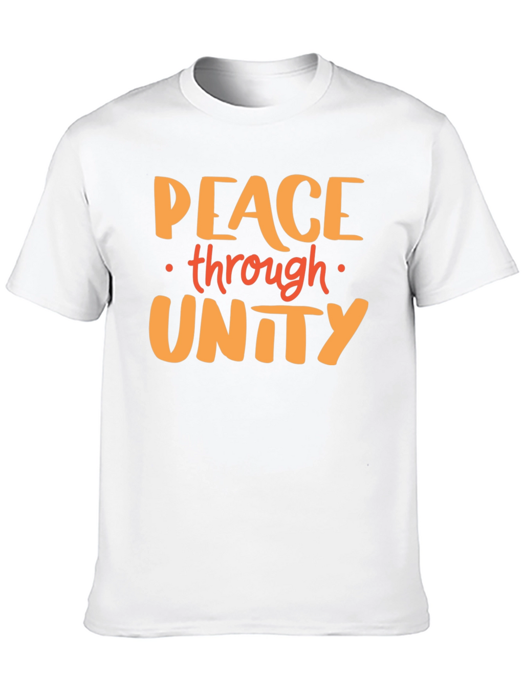 Peace Through Unity Graphic Tee - Black