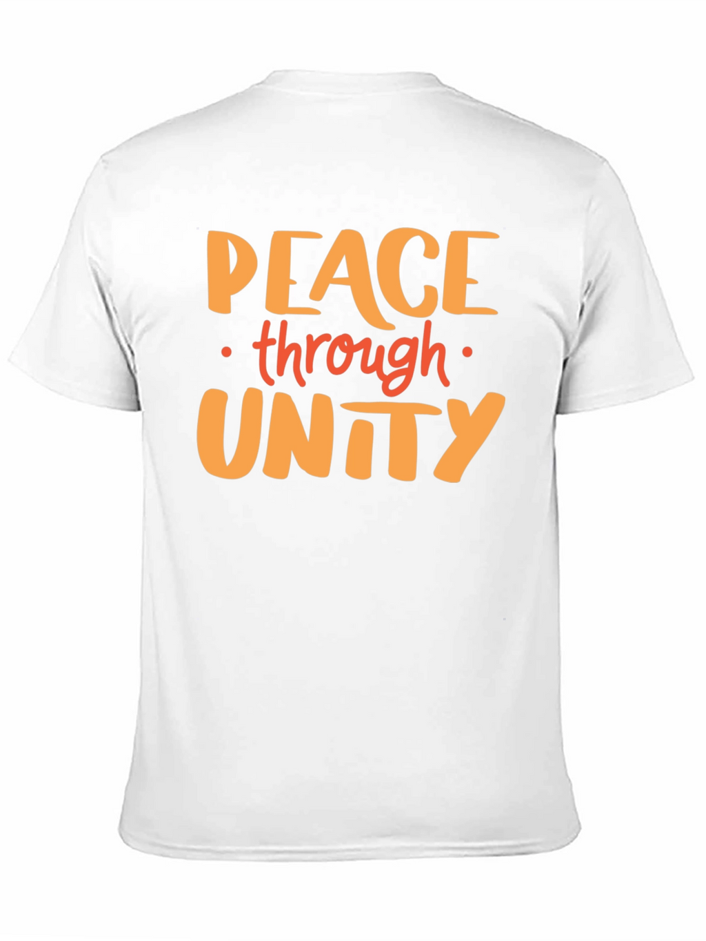 Peace Through Unity Graphic Tee - Black