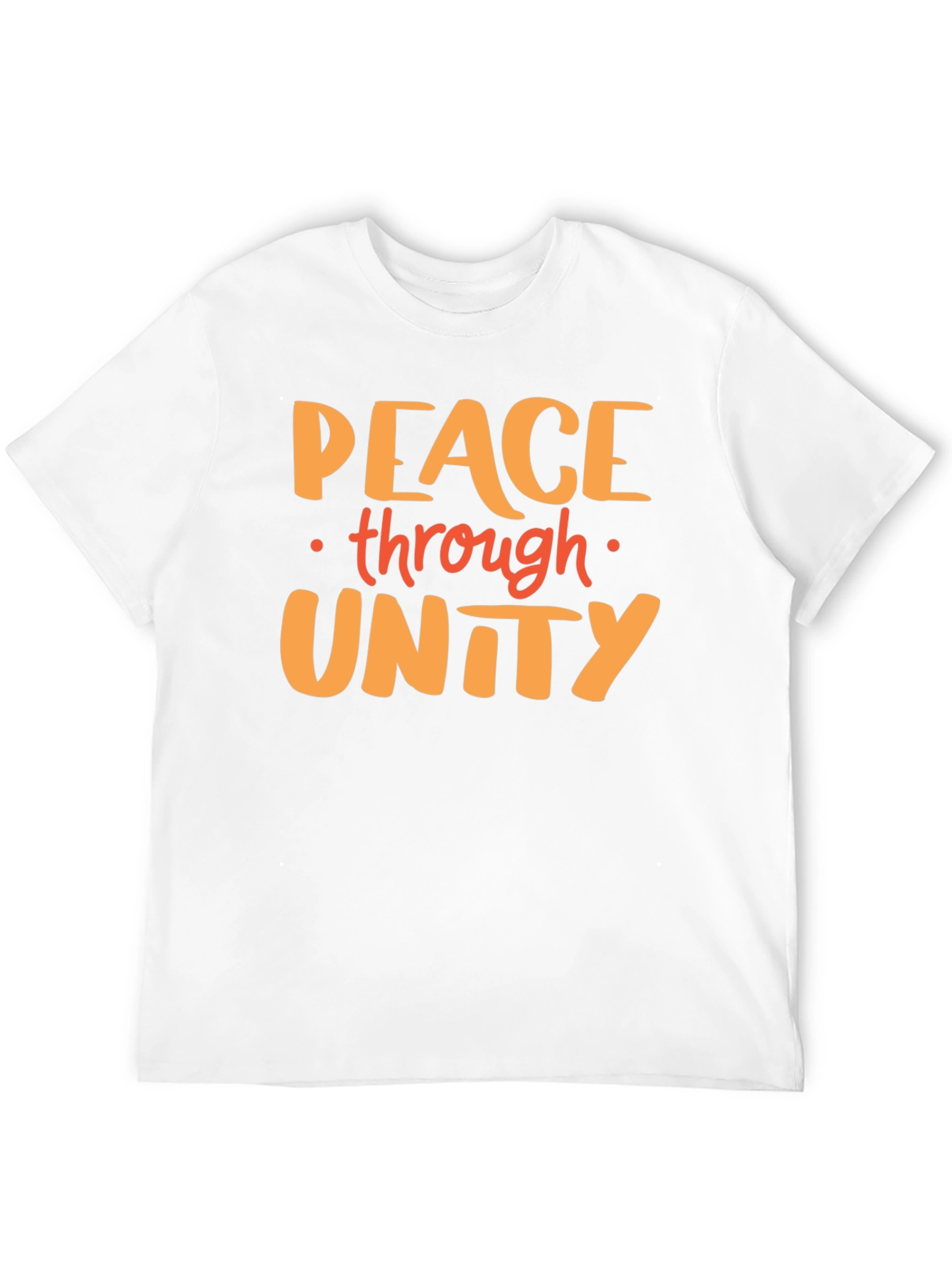 Peace Through Unity Graphic Tee - Black