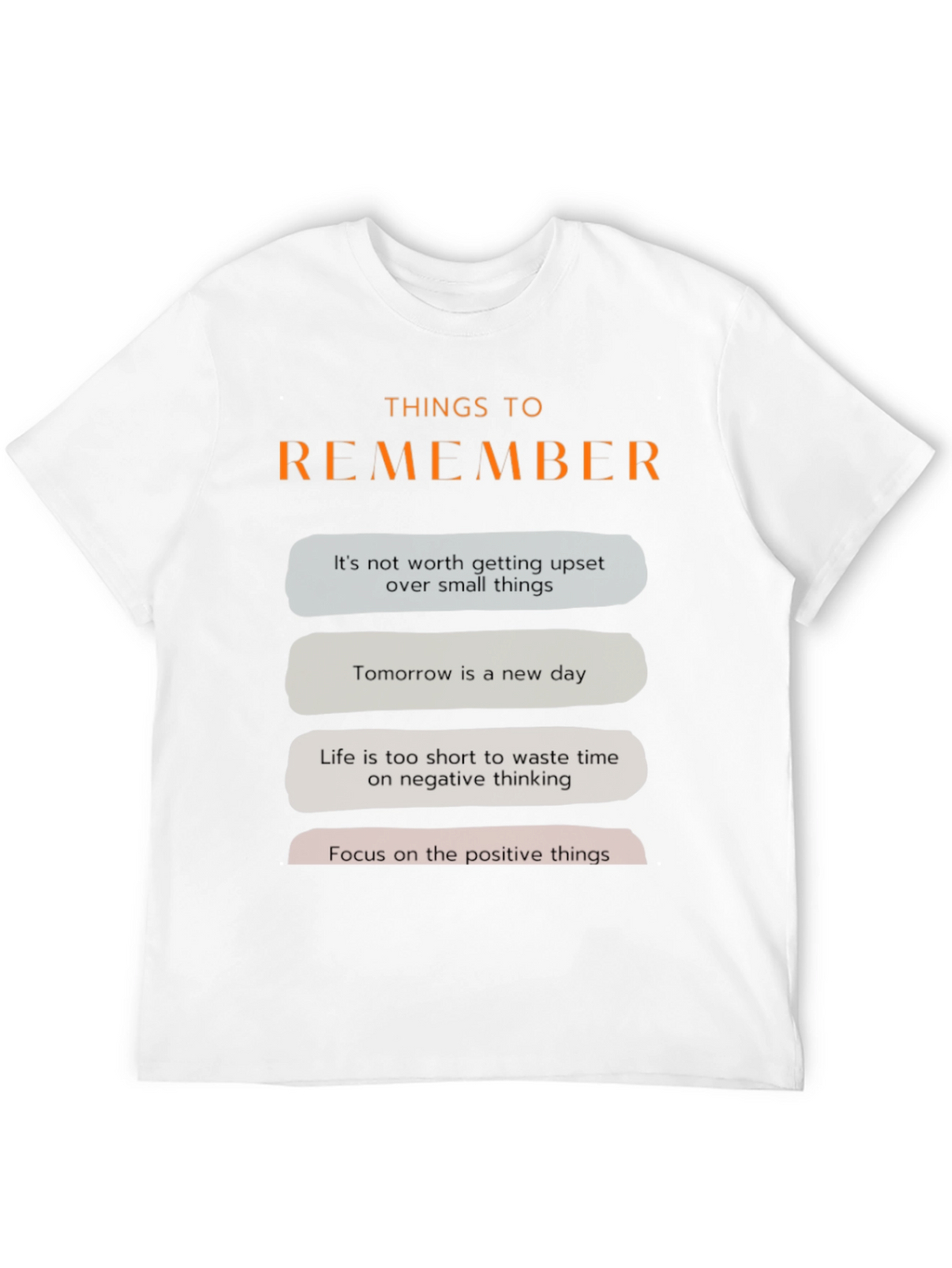 Things to Remember Graphic T-Shirt